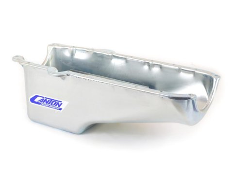Canton Racing Circle Track Wet Sump Oil Pans 11-200T Pan, Track, Steel, 4 qt., Rear Sump, Chevy, Small Block, Each