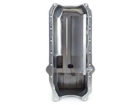 Canton Racing Drag Wet Sump Oil Pans 13-080T Pan, Race, Steel, 5 qt., Rear Sump, Chevy, Small Block, Each