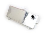 Canton Racing Coolant Expansion and Recovery Tanks for 1996-2004 MUSTANG - 80-232S Overflow Tank, Rectangular, Aluminum, Natural, 5/16 in. Hose Barb Inlet, Ford, Kit thumbnail 1
