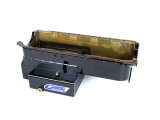 Canton Racing Marine Wet Sump Oil Pans 18-360 Pan, Marine, Steel, Black Powdercoated, 10 qt., Rear Sump, Chevy, Big Block, Each thumbnail 2