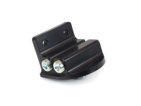 Canton Racing Remote Oil Filter Mounts 22-622 Mount, Remote, Single Bracket Style, Billet Aluminum, Black Anodized, 1/2 in. NPT Female Threads thumbnail 2