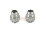 Canton Racing O-Ring Port Adapter Fittings 23-466A Fitting, Adapter, AN to Straight Cut, Straight, Aluminum, Blue Anodized, -12 AN, -12 AN, Pair thumbnail 1