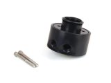Canton Racing Oil Input Sandwich Adapters 22-560 Adapter, Filter, Bolt-On, Aluminum, Black, 13/16-16 in. Filter Thread, 1/2 in. NPT Inlet/Outlet, Each thumbnail 1