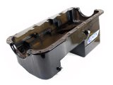 Canton Racing Drag Wet Sump Oil Pans 13-622BLK Pan, Sump, Steel, Black Powdercoated, Rear Sump, 6 Qt., 3.400 in. Stroke, Passenger Side Dipstick, Ford, Small Block Windsor, Each thumbnail 3