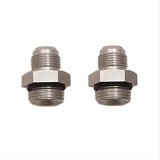 Canton Racing O-Ring Port Adapter Fittings 23-465A Fitting, Adapter, AN to Straight Cut, Straight, Aluminum, Natural, -10 AN, -12 AN, Pair thumbnail 4