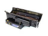 Canton Racing Marine Wet Sump Oil Pans 18-366 Pan, Marine, Steel, Black Powdercoated, 9 qt., Rear Sump, Chevy, Big Block, Each thumbnail 1