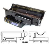Canton Racing Marine Wet Sump Oil Pans 18-366 Pan, Marine, Steel, Black Powdercoated, 9 qt., Rear Sump, Chevy, Big Block, Each thumbnail 5