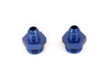 Canton Racing O-Ring Port Adapter Fittings 23-464A Fitting, Adapter, AN to Straight Cut, Straight, Aluminum, Natural, -8 AN, -12 AN, Pair thumbnail 1