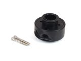 Canton Racing Oil Cooler Sandwich Adapters 22-540 Adapter, Filter, Bolt-On, Aluminum, Black, 13/16-16 in. Filter Thread, 1/2 in. NPT Inlet/Outlet, Each thumbnail 3