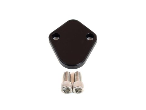Canton Racing Billet Aluminum Mechanical Fuel Pump Block-Off Plates 21-954 Plate, Aluminum, Black, Chevy, Ford, Each