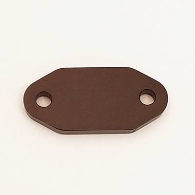 Canton Racing Billet Aluminum Mechanical Fuel Pump Block-Off Plates 21-964 Plate, Aluminum, Black, Cadillac, Oldsmobile, V8, Each thumbnail 2