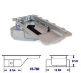 Canton Racing Street/Strip Wet Sump Oil Pans for 1996-2014 MUSTANG - 15-780 Pan, Street/Strip, Steel, 6 qt., Rear Sump, Ford, Modular, 4.6/5.4L, Each thumbnail 5