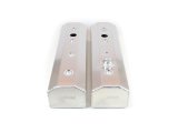 Canton Racing Fabricated Aluminum Valve Covers 65-205 Covers, Tall, Aluminum, Natural, Centerbolt, Chevy, Small Block, Pair thumbnail 2