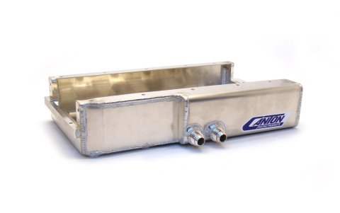 Canton Racing Dart LS Next Dry Sump Oil Pans 12-280A Pan, Sump, Aluminum, Natural, Full Sump, Block, Each