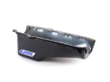 Canton Racing Stock Appearing/Stock Replacement Series Oil Pans 15-010TBLK Pan, Appearing Replacement, Steel, Black Powdercoated, Rear Sump, 4 Qt., 3.75 in. Stroke, Passenger Side Dipstick, Chevy, Small Block, Each thumbnail 1