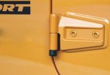 McGard Door Locks for 2018-2020 WRANGLER - 76157 Hinge Locks, 6mm x 1.0, Steel, Black, Jeep, Wrangler, 2-Door, Kit thumbnail 3
