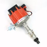 PerTronix Flame-Thrower HEI Distributors D1201 Distributor, Flame-Thrower, Magnetic Pickup, Vacuum Advance, Red Cap, Pontiac, 326-455, Each thumbnail 2