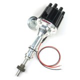 PerTronix Flame-Thrower Plug and Play Billet Distributors with Ignitor II® Module D132700 Distributor, & Play, Hall Effect, Vacuum, Mechanical Advance, Black Cap, Ford, 351C, 351M, 400, 429, 460 thumbnail 1
