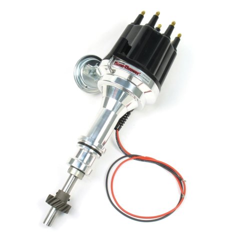 PerTronix Flame-Thrower Plug and Play Billet Distributors with Ignitor III® Module D7132710 Distributor, Play, Hall Effect Pickup, Vacuum Advance, Black Cap, Ford, 351C, 351M, 400, 429, 460