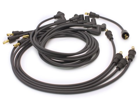 PerTronix Flame-Thrower 7mm Stock Look Spark Plug Wire Sets 708101 Wires, Flame-Thrower, Spiral Core, 7mm, Black, 90 Degree Boots, Chevy, GMC, Small Block, V8, Set thumbnail 3