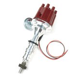 PerTronix Flame-Thrower Plug and Play Billet Distributors with Ignitor II® Module D133701 Distributor, Play, Hall Effect, Vacuum, Mechanical Advance, Red Cap, Ford, 332-428, Each thumbnail 1