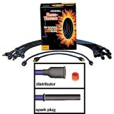 PerTronix Flame-Thrower 7mm Stock Look Spark Plug Wire Sets 708102 Wires, Flame-Thrower, Spiral Core, 7mm, Black, Straight Boots, AMC/GM, V8, Set thumbnail 2