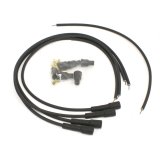 PerTronix Flame-Thrower 7mm Stock Look Spark Plug Wire Sets 704180 Wires, Look, Spiral Core, Straight Boot Ends, Black, 4 Cylinder, Set thumbnail 3