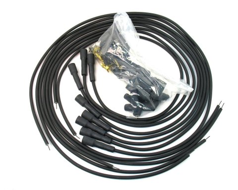 PerTronix Flame-Thrower 7mm Stock Look Spark Plug Wire Sets 708180 Wires, Flame-Thrower, Spiral Core, 7mm, Black, Straight Boots, Universal, V8, Set thumbnail 4