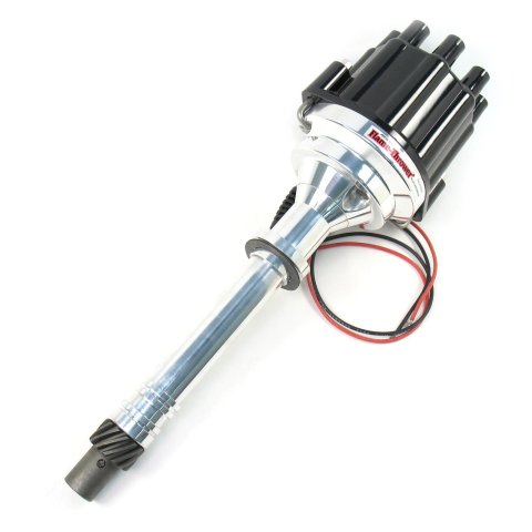 PerTronix Flame-Thrower Plug and Play Marine Distributors with Ignitor II® Module D200800 Distributor, Marine, Play, Magnetic, Mechanical Advance, Black Cap, Chevy, Big/Small Block, Each thumbnail 1