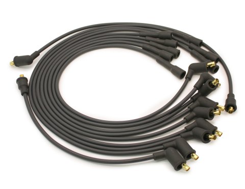 PerTronix Flame-Thrower 7mm Stock Look Spark Plug Wire Sets 708105 Wires, Flame-Thrower, Spiral Core, 7mm, Black, Straight Boots, GM/Ford/Mopar, V8, Set thumbnail 6