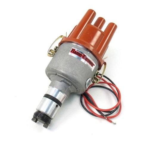 PerTronix Flame-Thrower Type 1 Engine Distributors D186604 Distributor, Flame Thrower 1, Hall Effect, Mechanical Advance, Red Cap, Volkswagen, H4, Each thumbnail 5