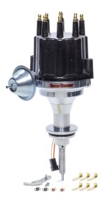 PerTronix Flame-Thrower Magnetic Trigger Billet Distributors D341710 Distributor, Flame-Thrower, Billet, Trigger, Chrysler/Dodge/Plymouth 273-360 Black Male Cap thumbnail 2