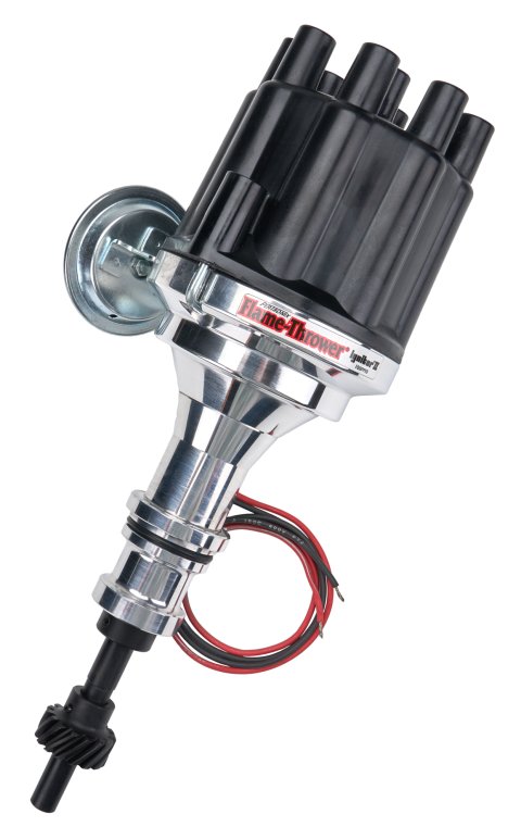 PerTronix Flame-Thrower Plug and Play Billet Distributors with Ignitor II® Module D130700 Distributor, Play, Hall Effect, Vacuum Advance, .500 in. Shaft, Black Cap, Ford, Small Block, Each thumbnail 4