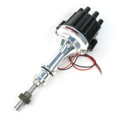 PerTronix Flame-Thrower Plug and Play Marine Distributors with Ignitor II® Module D231800 Distributor, Play, Marine, Hall Effect, Mechanical Advance, Black Cap, Ford, 5.8L/351W, Each thumbnail 1