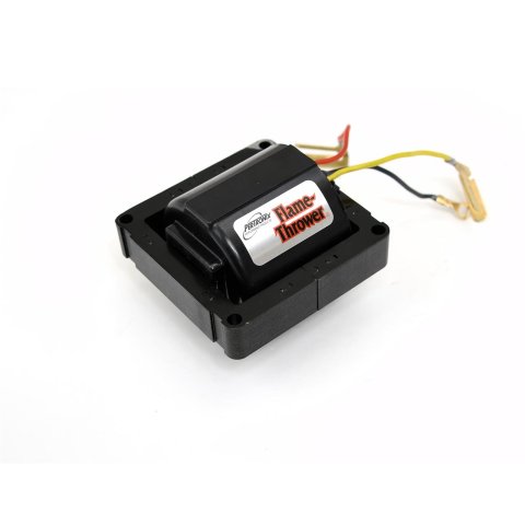 PerTronix Flame-Thrower HEI and TFI Ignition Coils D3000 Coil, E-Core, In-Cap, Epoxy, Black, 50,000 V, GM, Yellow Wire, Each thumbnail 2