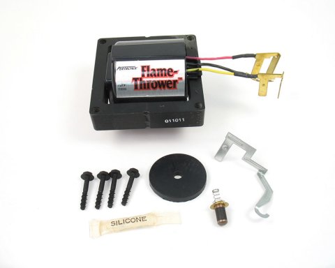 PerTronix Flame-Thrower HEI and TFI Ignition Coils D3000 Coil, E-Core, In-Cap, Epoxy, Black, 50,000 V, GM, Yellow Wire, Each thumbnail 5