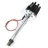 PerTronix Flame-Thrower Plug and Play Billet Distributors with Ignitor II® Module D100800 Distributor, Play, Hall Effect, Mechanical Advance, Black Cap, Chevy, Big/Small Block, Each thumbnail 1