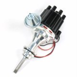 PerTronix Flame-Thrower Plug and Play Billet Distributors with Ignitor II® Module D141700 Distributor, Play, Hall Effect, Vacuum/Mechanical Advance, Black Cap, Chrysler, 273, 318, 340, 360 thumbnail 1