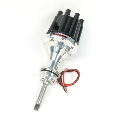 PerTronix Flame-Thrower Plug and Play Billet Distributors with Ignitor III® Module D7143800 Distributor, Play, Hall Effect Pickup, Mechanical Advance, Black Cap, Chrysler, 413, 426, 440, Each thumbnail 2