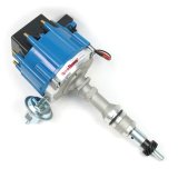 PerTronix Flame-Thrower Street/Strip HEI Distributors D1352 Distributor, Flame-Thrower, Magnetic Pickup, Vacuum Advance, Blue Cap, Ford, 289-302, Each thumbnail 1