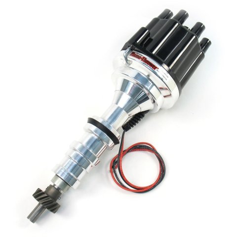 PerTronix Flame-Thrower Plug and Play Billet Distributors with Ignitor II® Module D133800 Distributor, Play, Hall Effect, Mechanical Advance, Black Female Cap, Ford, 332-428, Each