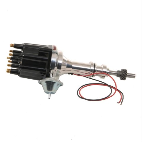 PerTronix Flame-Thrower Plug and Play Billet Distributors with Ignitor III® Module D7130700 Distributor, Play, Hall Effect Pickup, Vacuum Advance, Black Cap, Ford, Small Block, Each thumbnail 2