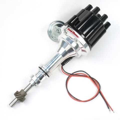 PerTronix Flame-Thrower Plug and Play Billet Distributors with Ignitor III® Module D7130700 Distributor, Play, Hall Effect Pickup, Vacuum Advance, Black Cap, Ford, Small Block, Each thumbnail 3