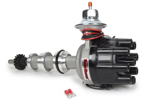PerTronix Flame-Thrower Stock Look Cast Distributors D7134630 Distributors, Cast, Hall Effect, Vacuum, Female/Socket, Steel Gear, Black Cap, Ford, Big Block FE, Each thumbnail 6