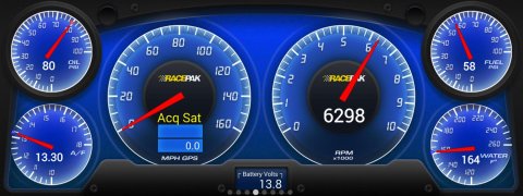 Racepak 12.3 in. Displays 250-DS-123 Digital Dashboard Displays, in LCD Display, Wiring Harness, Aluminum Housing, Black Anodized, External 16 GB Memory. Screen, VNet Systems, Kit thumbnail 9