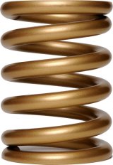 Landrum Pull Bar Springs G600 Coil Spring, Rear Bar, 5.0 in. Diameter, 7.0 in. Height, 600 lbs./in., Gold, Each thumbnail 2