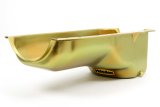 Milodon Stock Replacement Oil Pans 30765 Pan, Steel, Gold Iridite, 5 qt., Oldsmobile, V8, Internal Control Baffles, Each thumbnail 3