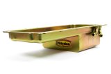 Milodon Circle Track Oil Pans 31527 Pan, Track, Rear Sump, 7 qt., Steel, Gold Iridited, 5.25 in. Depth, Chevy, Small Block LS, Each thumbnail 3
