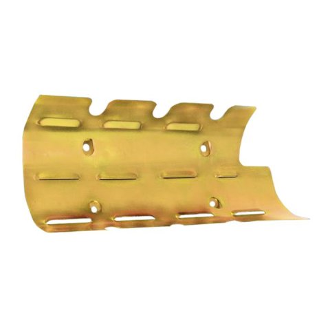 Milodon Windage Trays 32240 Tray, Steel, Gold Iridite, Louvered, Rear Sump, Pontiac, V8, Each thumbnail 1