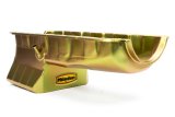 Milodon Street and Strip Oil Pans 30951 Pan, Street/Strip, Steel, Gold Iridite, 6 qt., Chevy, Big Block, Mark IV, Each thumbnail 5